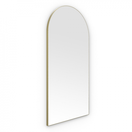 Origins Living Oslo Arch Mirror 50x100cm Brushed Brass OSL-00R105-BB Origins Living Oslo Arch Mirror 50x100cm Brushed Brass OSL-00R105-BB