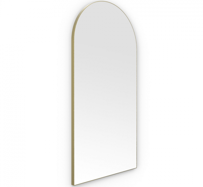 Origins Living Mirrors Oslo OSL-00R105-BB Origins Living Oslo Arch Mirror 50x100cm Brushed Brass OSL-00R105-BB