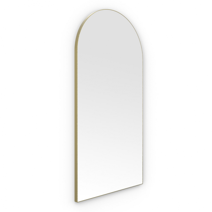 Origins Living Mirrors Oslo OSL-00R105-BB Origins Living Oslo Arch Mirror 50x100cm Brushed Brass OSL-00R105-BB
