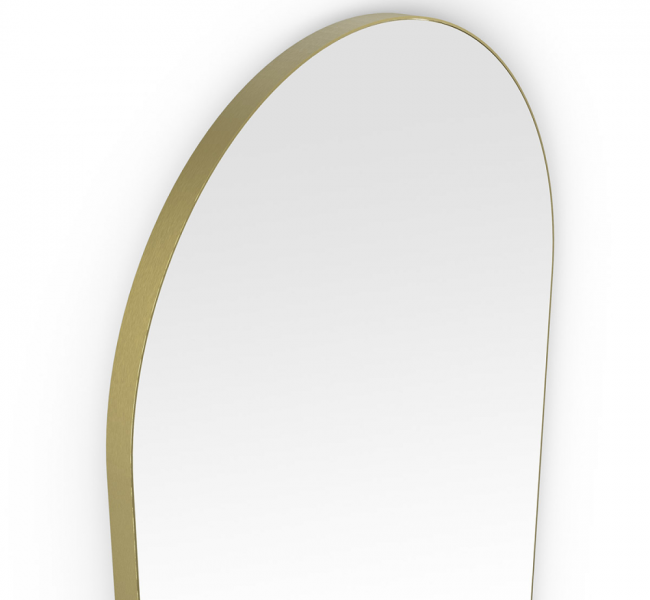 Origins Living Mirrors Oslo OSL-00R105-BB Origins Living Oslo Arch Mirror 50x100cm Brushed Brass OSL-00R105-BB