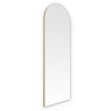 Origins Living Mirrors Oslo OSL-00R145-BB Origins Living Oslo Arch Mirror 50x140cm Brushed Brass OSL-00R145-BB