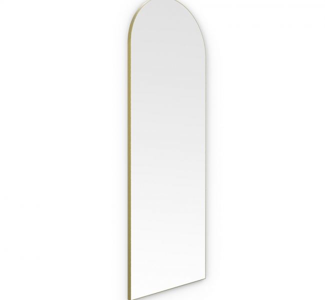 Origins Living Mirrors Oslo OSL-00R145-BB Origins Living Oslo Arch Mirror 50x140cm Brushed Brass OSL-00R145-BB