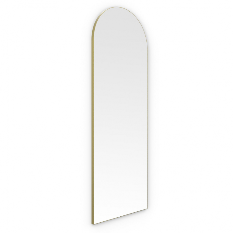 Origins Living Mirrors Oslo OSL-00R145-BB Origins Living Oslo Arch Mirror 50x140cm Brushed Brass OSL-00R145-BB
