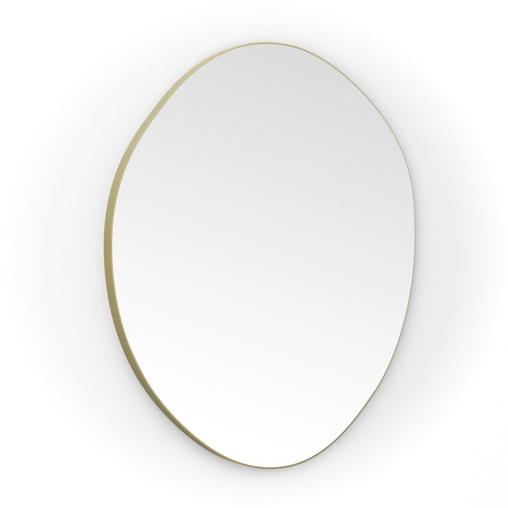 Origins Living Oslo Organic Mirror 60cm Brushed Brass OSL-00G658-BB
