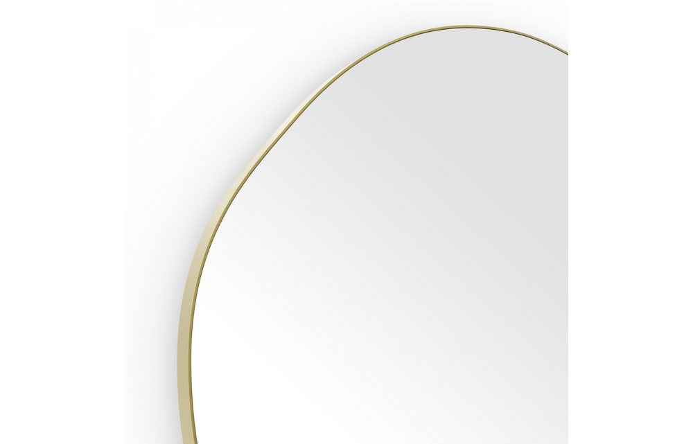 Origins Living Oslo Organic Mirror 60cm Brushed Brass OSL-00G658-BB