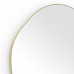Origins Living Mirrors Oslo OSL-00G658-BB Origins Living Oslo Organic Mirror 60cm Brushed Brass OSL-00G658-BB