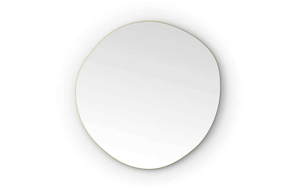 Origins Living Oslo Organic Mirror 60cm Brushed Brass OSL-00G658-BB