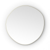 Origins Living Organic Shaped Mirrors OSL-00G877-BB Origins Living Oslo Organic Mirror 80cm Brushed Brass OSL-00G877-BB