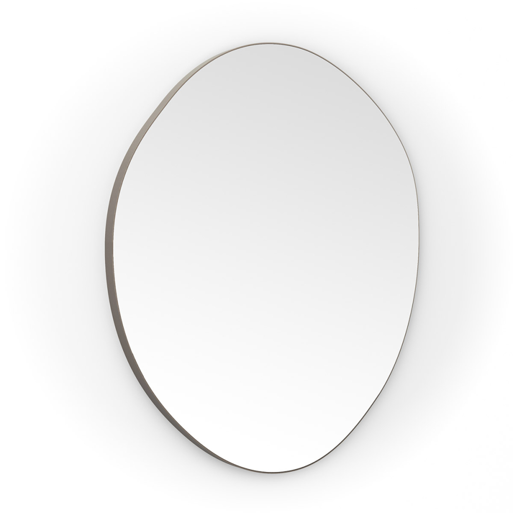 Origins Living Organic Shaped Mirrors OSL-00G877-BZ Origins Living Oslo Organic Mirror 80cm Brushed Bronze OSL-00G877-BZ