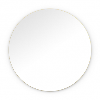 Origins Living Oslo Round Mirror 100cm Brushed Brass OSL-00D100-BB from Ebzone