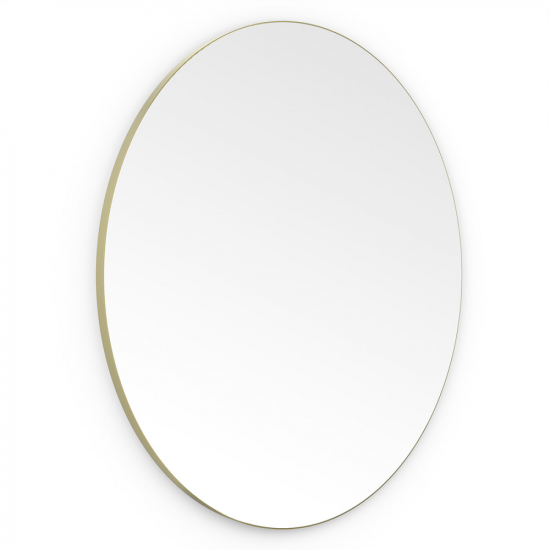 Origins Living Oslo Round Mirror 100cm Brushed Brass OSL-00D100-BB Origins Living Oslo Round Mirror 100cm Brushed Brass OSL-00D100-BB