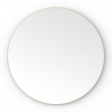 Origins Living Oslo Round Mirror 60cm Brushed Brass OSL-00D060-BB Origins Living Oslo Round Mirror 60cm Brushed Brass OSL-00D060-BB