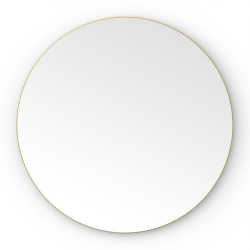 Origins Living Oslo Round Mirror 60cm Brushed Brass OSL-00D060-BB Origins Living Oslo Round Mirror 60cm Brushed Brass OSL-00D060-BB
