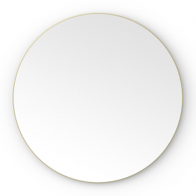 Origins Living Oslo Round Mirror 60cm Brushed Brass OSL-00D060-BB