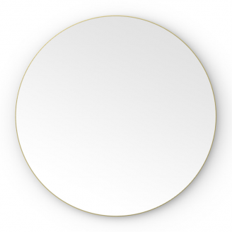 Origins Living Oslo Round Mirror 60cm Brushed Brass OSL-00D060-BB from Ebzone