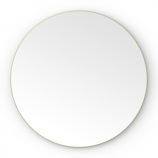 Origins Living Oslo Round Mirror 60cm Brushed Brass OSL-00D060-BB Origins Living Oslo Round Mirror 60cm Brushed Brass OSL-00D060-BB