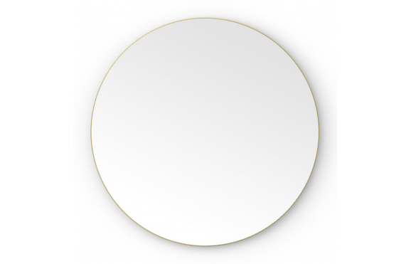 Origins Living Oslo Round Mirror 60cm Brushed Brass OSL-00D060-BB