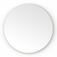 Origins Living Oslo Round Mirror 60cm Brushed Brass OSL-00D060-BB Origins Living Oslo Round Mirror 60cm Brushed Brass OSL-00D060-BB