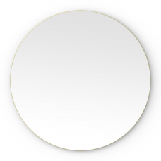 Origins Living Oslo Round Mirror 80cm Brushed Brass OSL-00D080-BB Origins Living Oslo Round Mirror 80cm Brushed Brass OSL-00D080-BB