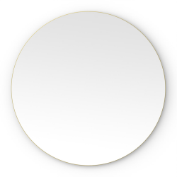 Origins Living Oslo Round Mirror 80cm Brushed Brass OSL-00D080-BB Origins Living Oslo Round Mirror 80cm Brushed Brass OSL-00D080-BB