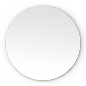 Origins Living Oslo Round Mirror 80cm Brushed Brass OSL-00D080-BB