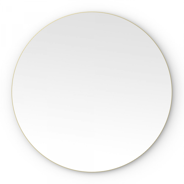 Origins Living Oslo Round Mirror 80cm Brushed Brass OSL-00D080-BB Origins Living Oslo Round Mirror 80cm Brushed Brass OSL-00D080-BB