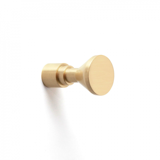 Origins Living Smith Hook - Brushed Brass SMT-110130-BB Origins Living Smith Hook - Brushed Brass SMT-110130-BB