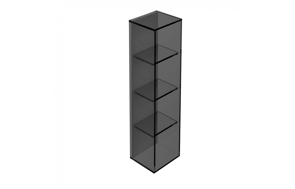Origins Living Pier Glass 4 Box Shelf Rectangular - Black B008509