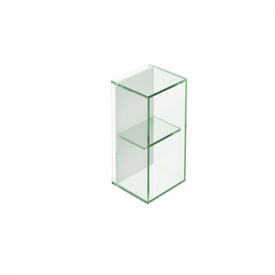 Origins Living Pier Glass 2 Box Shelf Rectangular - Clear B008455 Origins Living Pier Glass 2 Box Shelf Rectangular - Clear B008455
