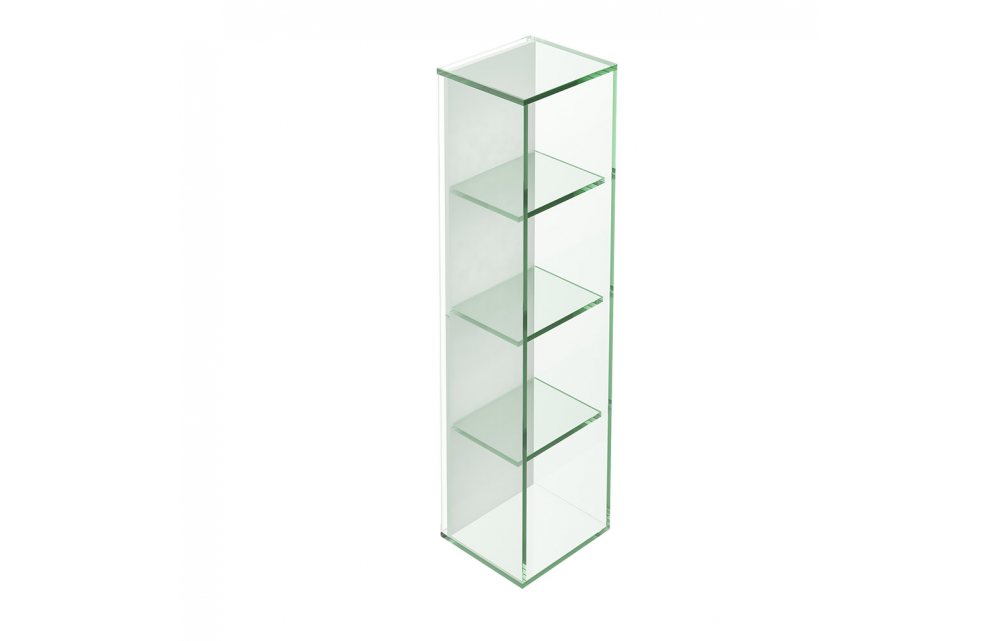 Origins Living Pier Glass 4 Box Shelf Rectangular - Clear B008486