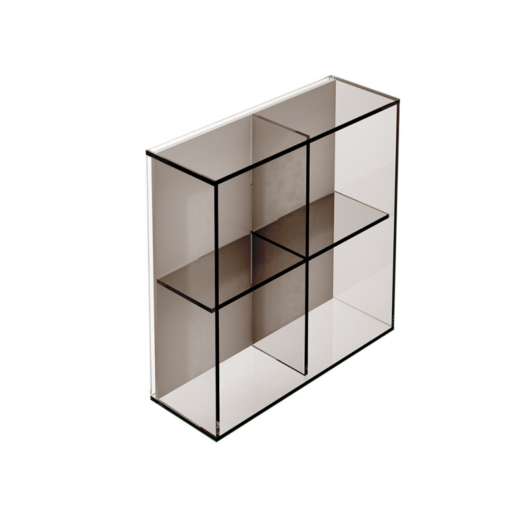 Origins Living Pier Glass 4 Box Shelf Square - Bronze B008523