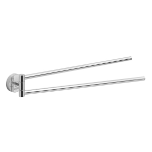 Origins Living Eros Double Swing Towel Rail - Chrome 2323-13 Bathroom Accessory