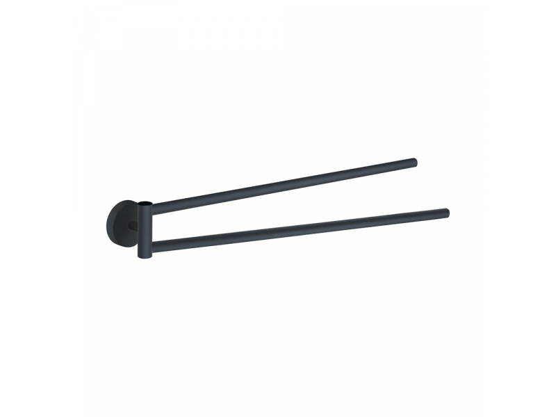 Origins Living Eros Double Swing Towel Rail - Black 2323-14