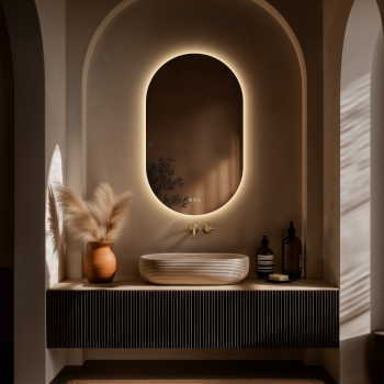 Origins Living Claris Capsule Mirror 60x100 CLR-01C610-03 Bathroom Accessory