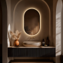 Origins Living Claris Capsule Mirror 45x90cm CLR-01C459-03 Bathroom Accessory