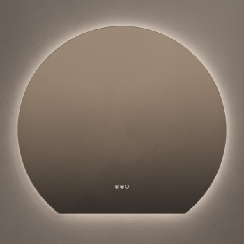 Origins Living Claris Round Cut Mirror 100cm CLR-01D109-03 Bathroom Accessory