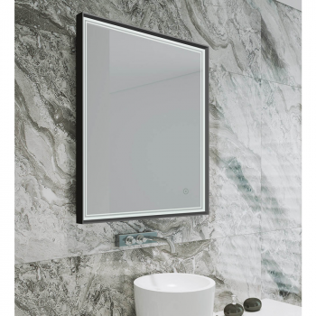 Origins Living Astoria Mirror 60 Black - 60x80cm B008356 Bathroom Accessory