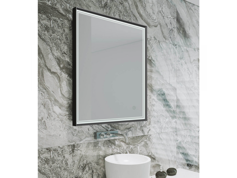 Origins Living Astoria Mirror 75 Black - 75x90cm B008363