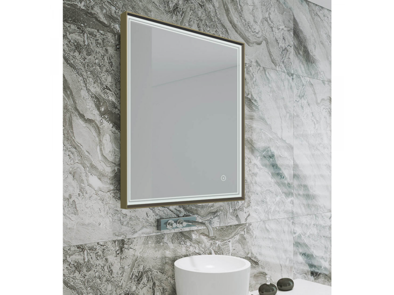 Origins Living Astoria Mirror 75 Brushed Bronze - 75x90cm B008394
