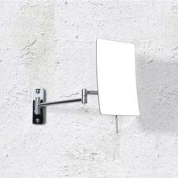 Origins Living Blake Magnifying 5x Wall Mirror - Chrome BLK-007512-CH Bathroom Accessory
