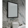 Origins Living Brooklyn Mirror 140 Black - 140x70cm B008134 Bathroom Accessory