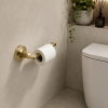 Baxter Open Toilet Roll Holder - Brushed Brass
