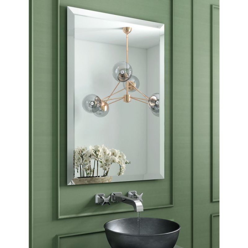 Origins Living Porterhouse Rectangular Mirror 60 - 60x90cm B008097