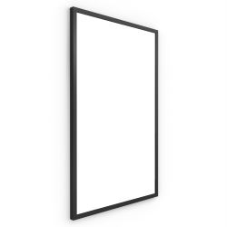 Origins Living Docklands Rectangular Mirror 50 Black - 50x80cm B375585