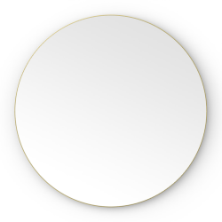 Origins Living Oslo Round Mirror 60cm Brushed Brass OSL-00D060-BB