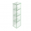Origins Living Pier Glass 4 Box Shelf Rectangular - Clear B008486
