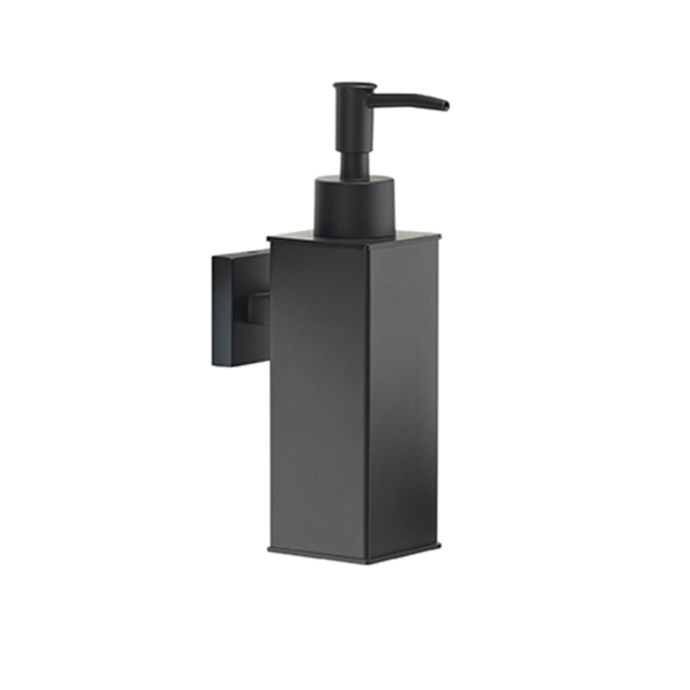 Bathroom Bottle Holders 2079-14 Origins Living Seal Square Dispenser - Black 2079-14