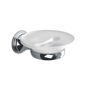 Origins Living Genoa Soap Dish - Chrome 107544 Bathroom Accessory