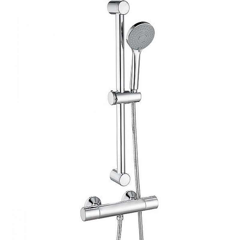 Terco Cool-Touch Thermostatic Bar Mixer Shower - Chrome