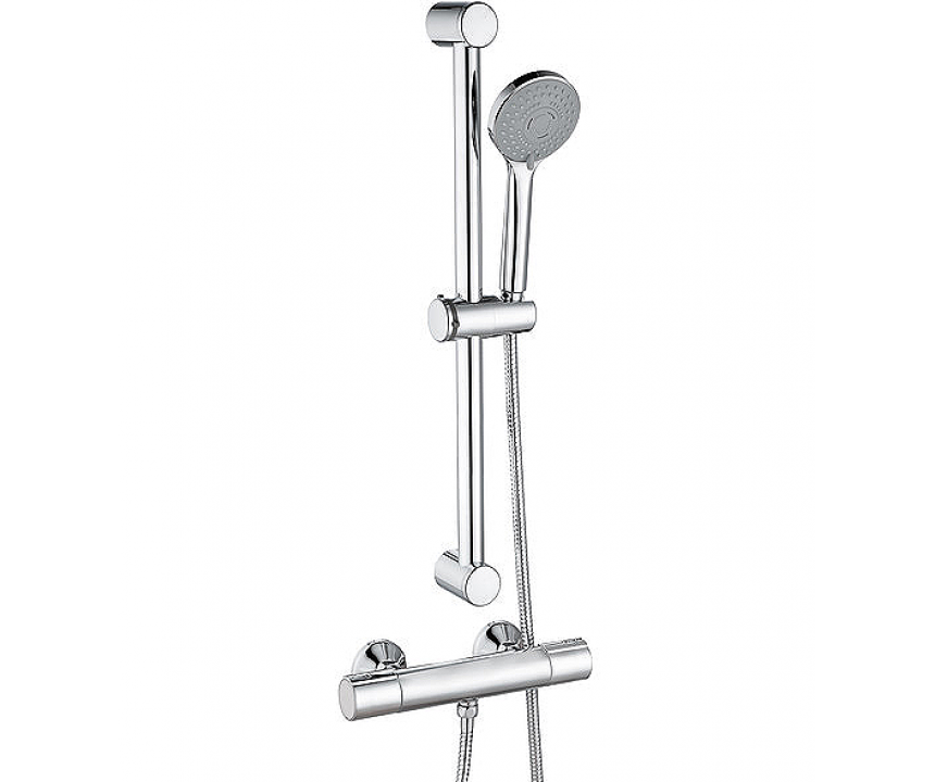 Terco Cool-Touch Thermostatic Bar Mixer Shower - Chrome